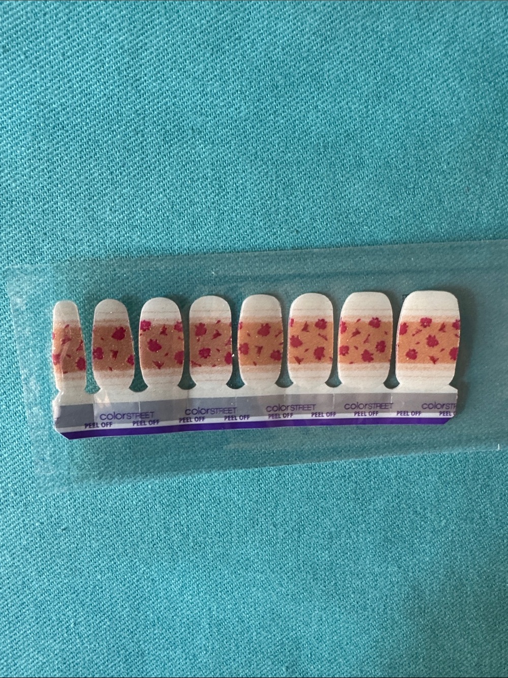 Color Street Nail Strips Subscription box sets — Pink, Coral, Purple & Black Mix - Picture 3 of 6